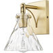 Barlon Indoor Wall Sconce Wall Light in Vintage Brass